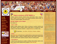 Tablet Screenshot of letni-tabory.cz